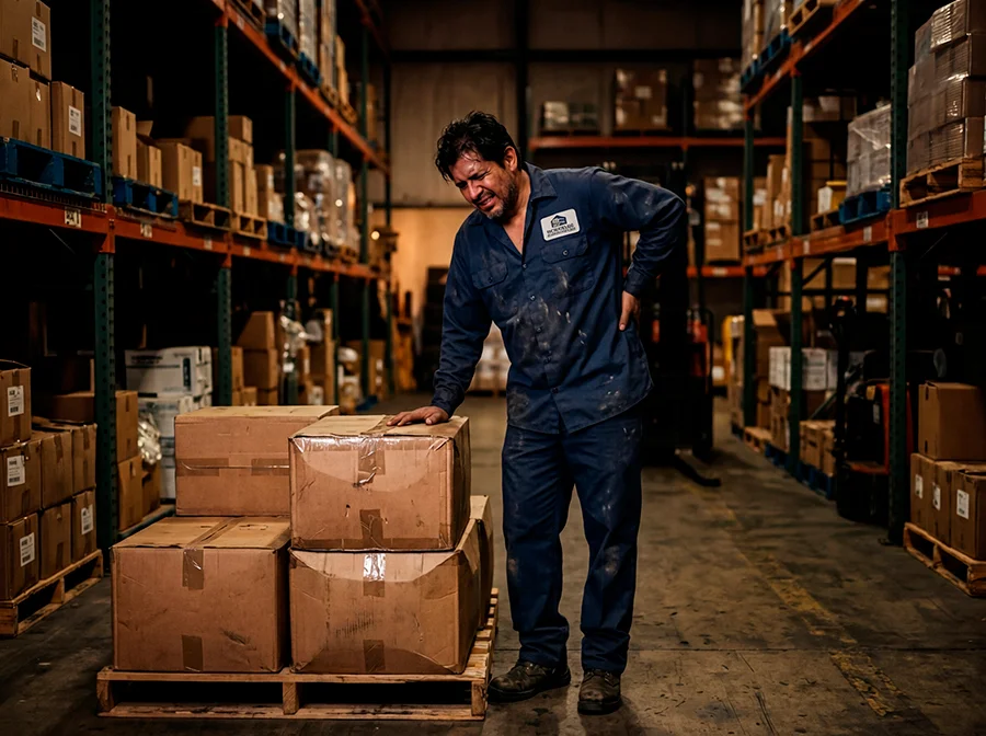 Dolor de espalda en trabajos de almacén: 5 ejercicios para después del turno