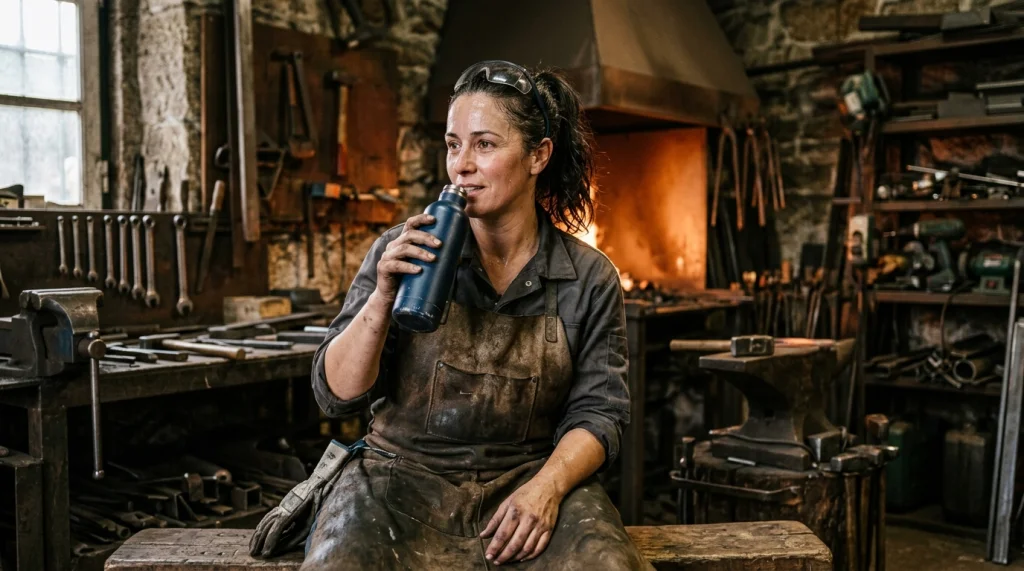 Hidratación para trabajadores físicos: por qué el agua sola no siempre es suficiente